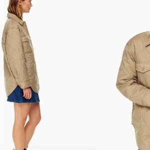 Aritizia quilted shacket